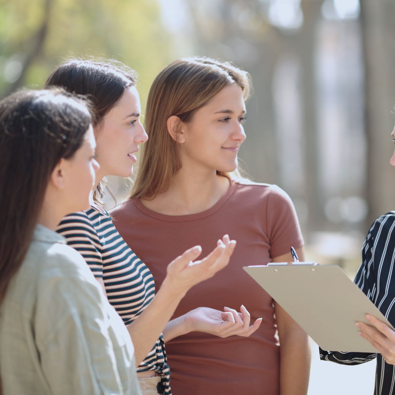 Interview Befragung POS Passanten