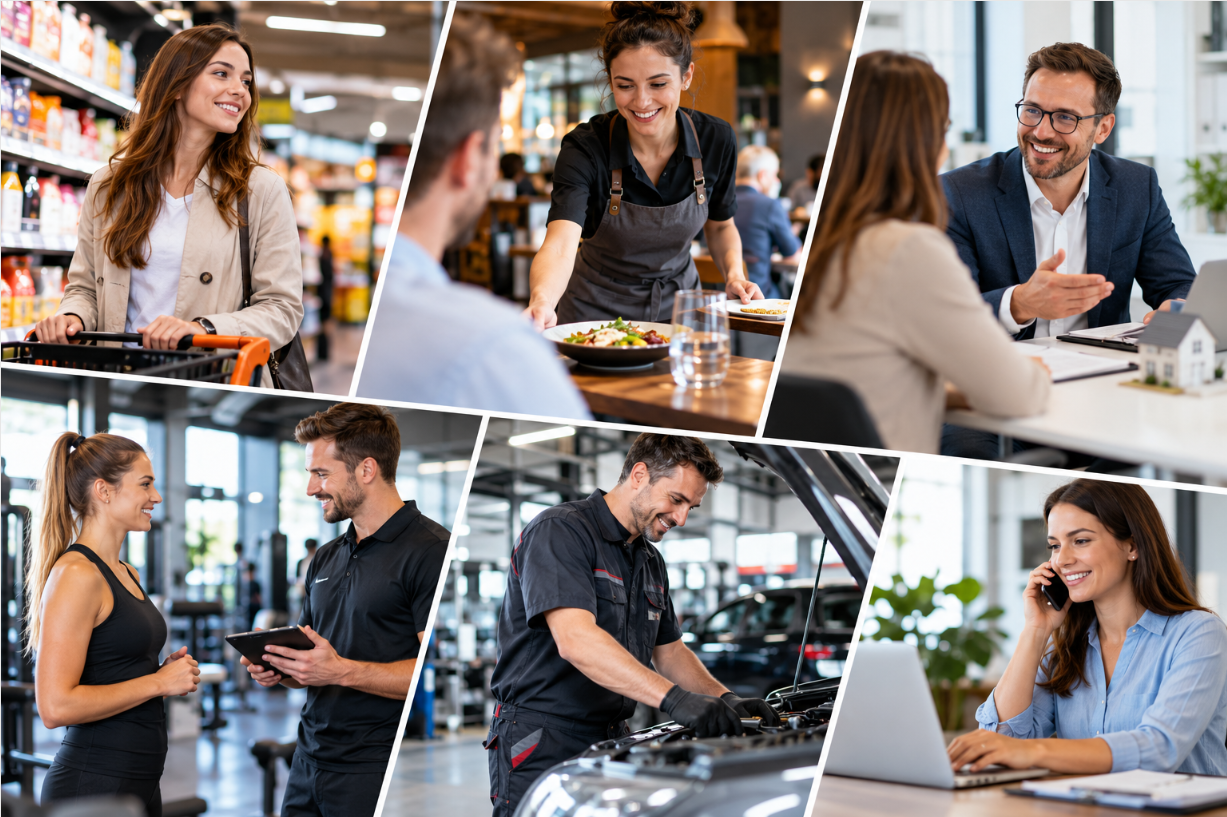 Branchenvielfals Mystery Shopping im Franchise