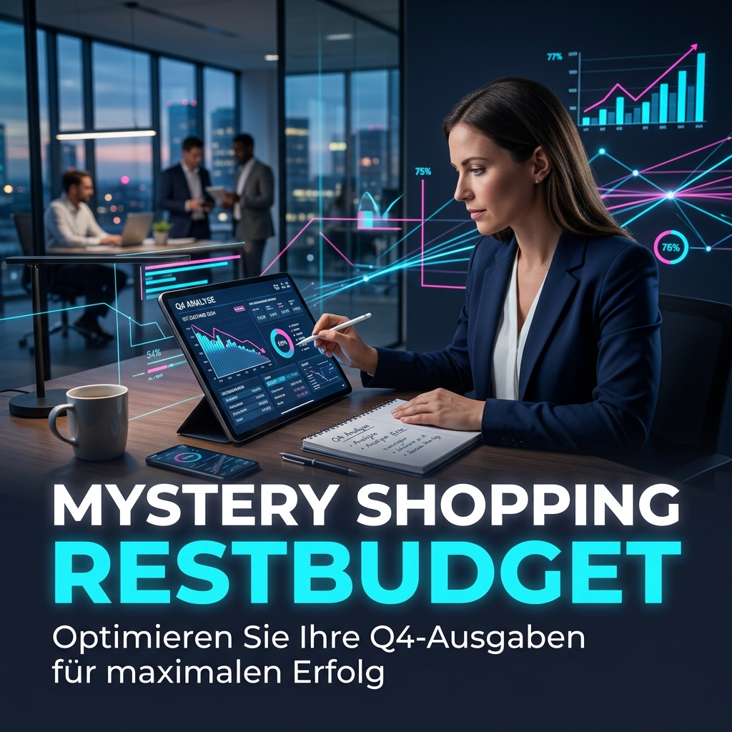 Mystery Shopping mit Restbudget
