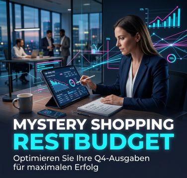 Mystery Shopping mit Restbudget