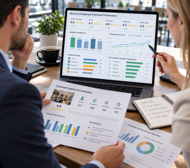 Mystery Shopping im Franchise Auswertung